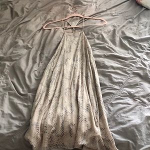 Silence & Noise Snakeskin Dress